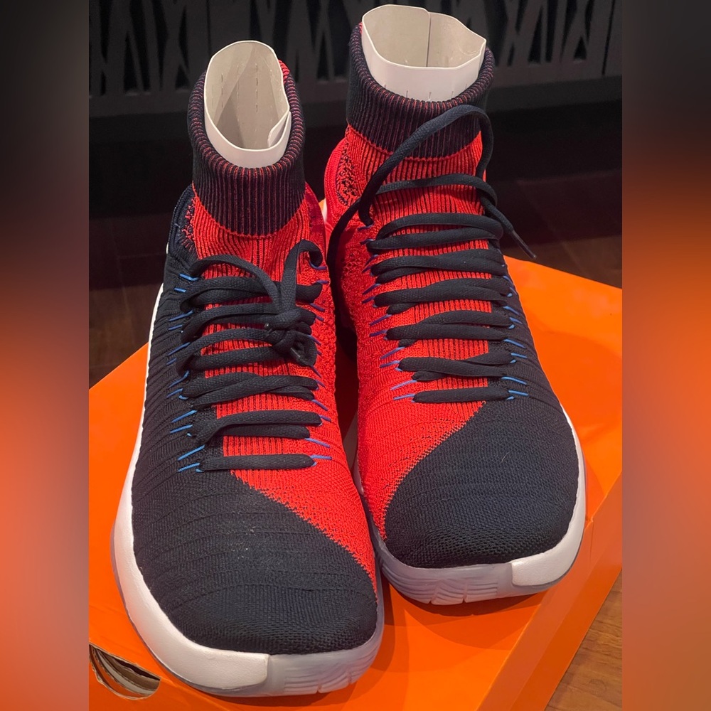 Nike Red and Black Athletic Shoes
